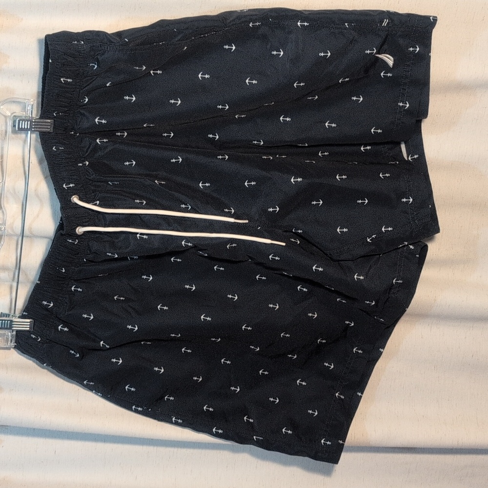 Nautica  Anchor Print  Swim Trunks Size 2TG